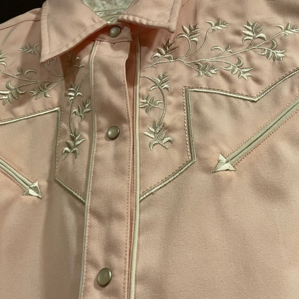 ROPER RETRO WESTERN PEARL SNAPS SZ M SHIRT